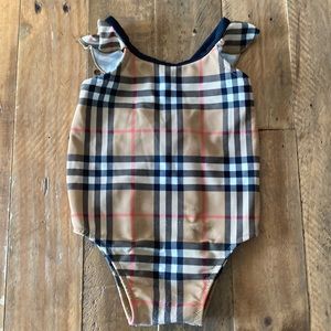Burberry Plaid Bathing Suit 18m